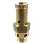 Overdrukventiel 1/2" Ms./Viton 3bar..