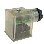 Stekker vierkant vd led/var 24V red p/st